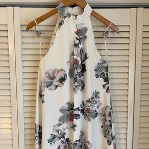 Shilla Floral Halter Neck Dress